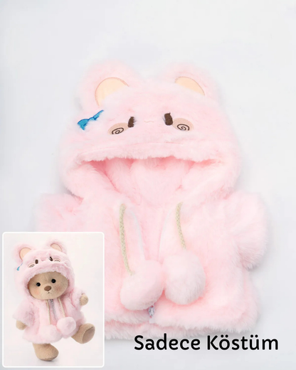 PuffyPup™ Pembe Tavşan Puffy