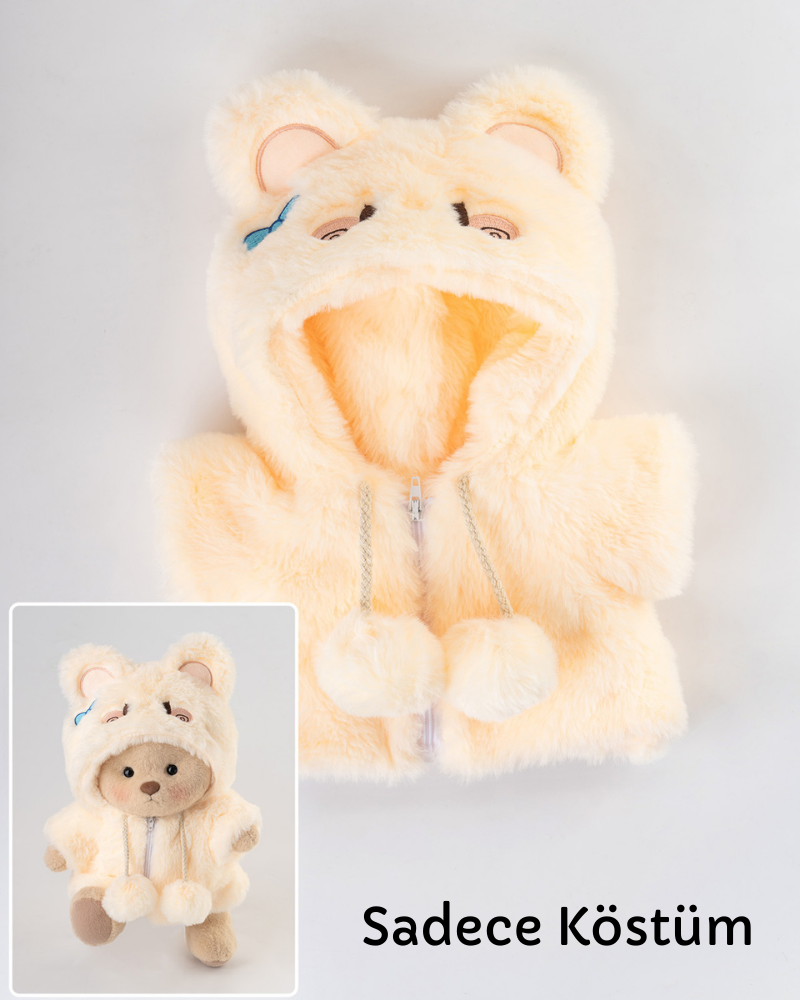 PuffyPup™ Krem Tavşan Puffy