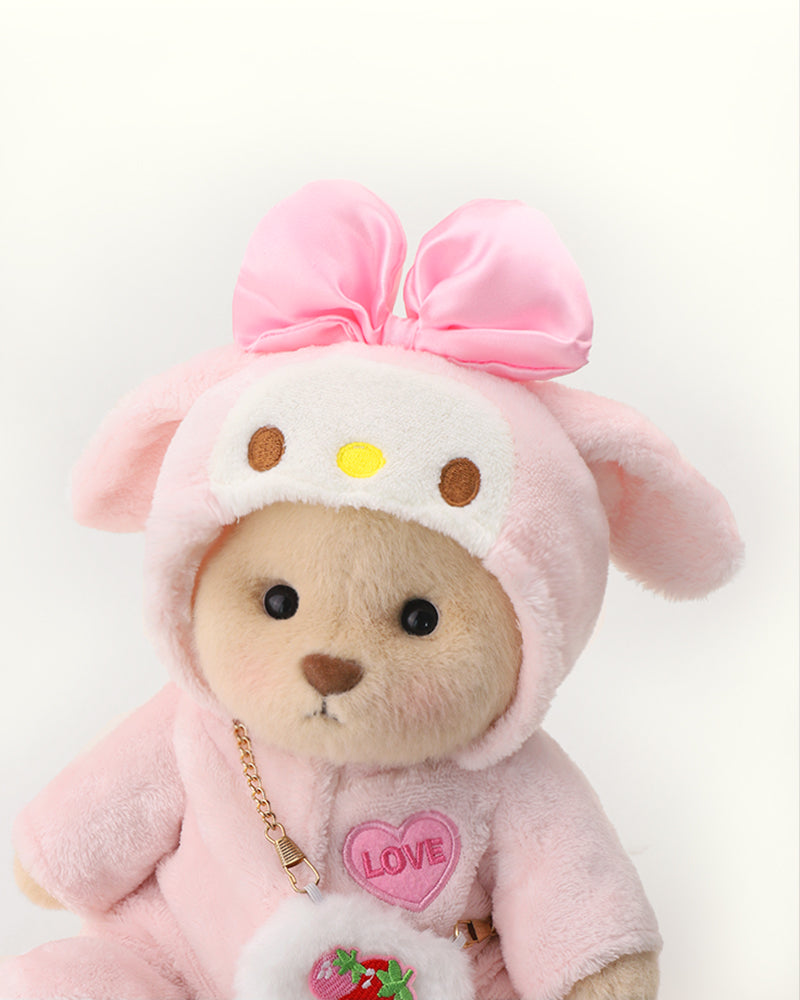 PuffyPup™ Çilekli Pembe Puffy