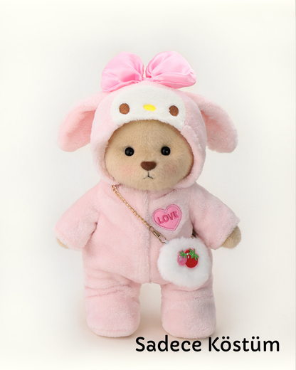 PuffyPup™ Çilekli Pembe Puffy