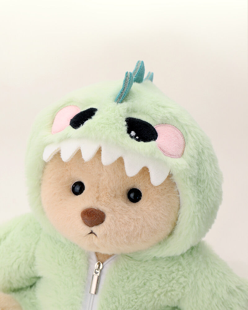 PuffyPup™ Yeşil Tüylü Dino Puffy