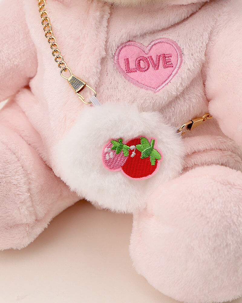 PuffyPup™ Çilekli Pembe Puffy