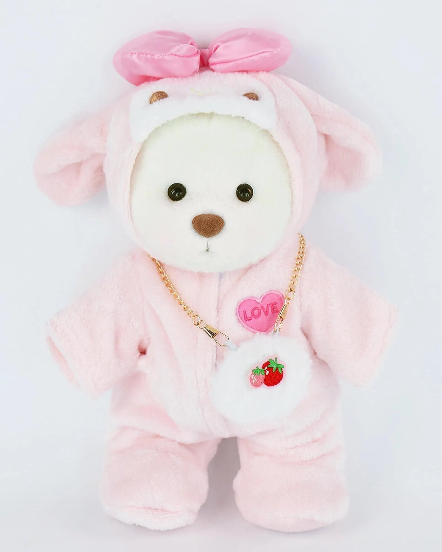 PuffyPup™ Çilekli Pembe Puffy