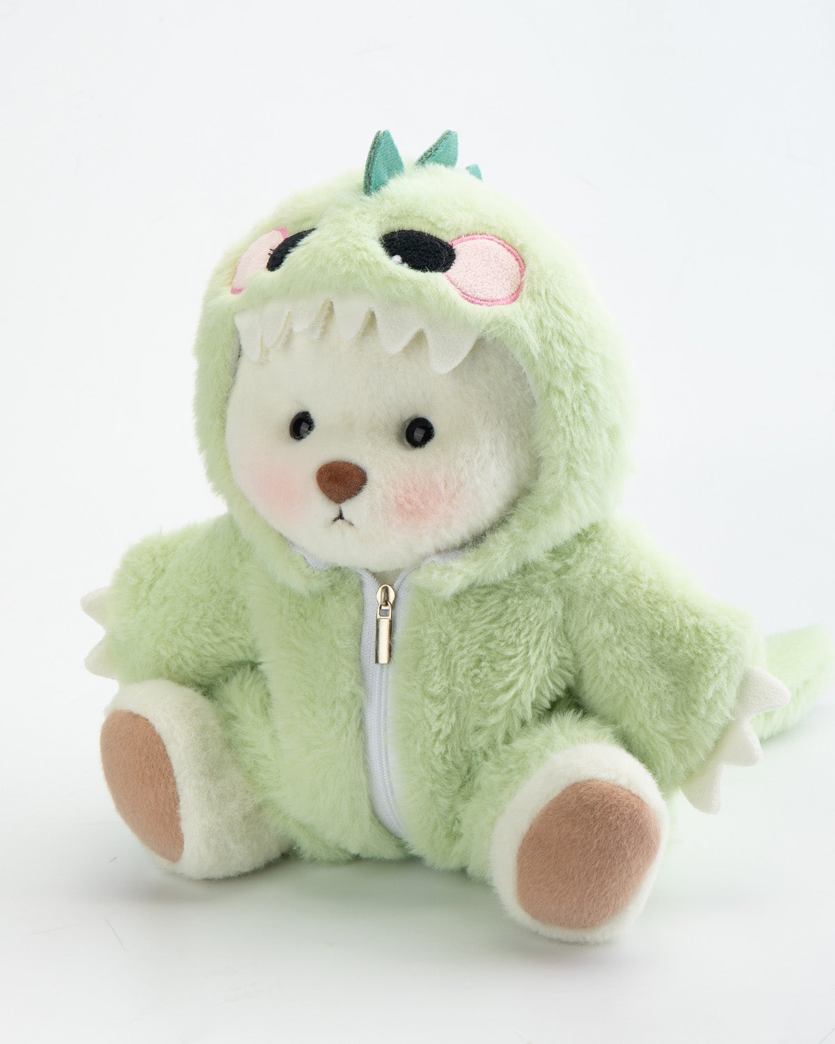 PuffyPup™ Yeşil Tüylü Dino Puffy