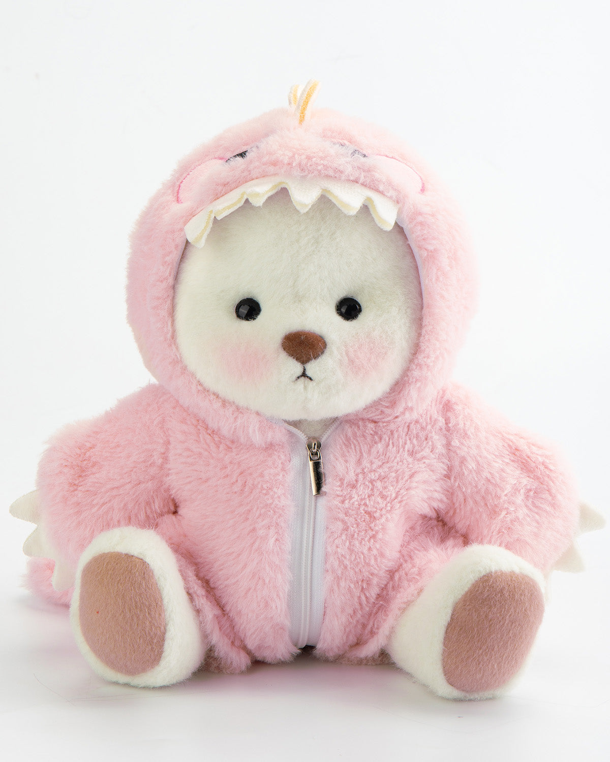 PuffyPup™ Pembe Tüylü Dino Puffy