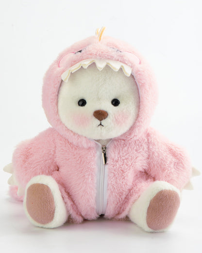 PuffyPup™ Pembe Tüylü Dino Puffy