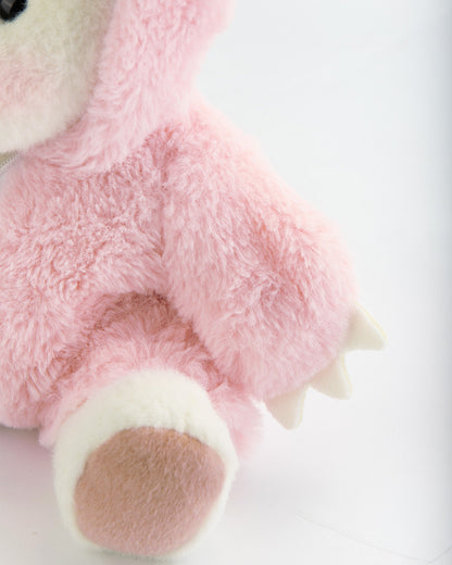 PuffyPup™ Pembe Tüylü Dino Puffy