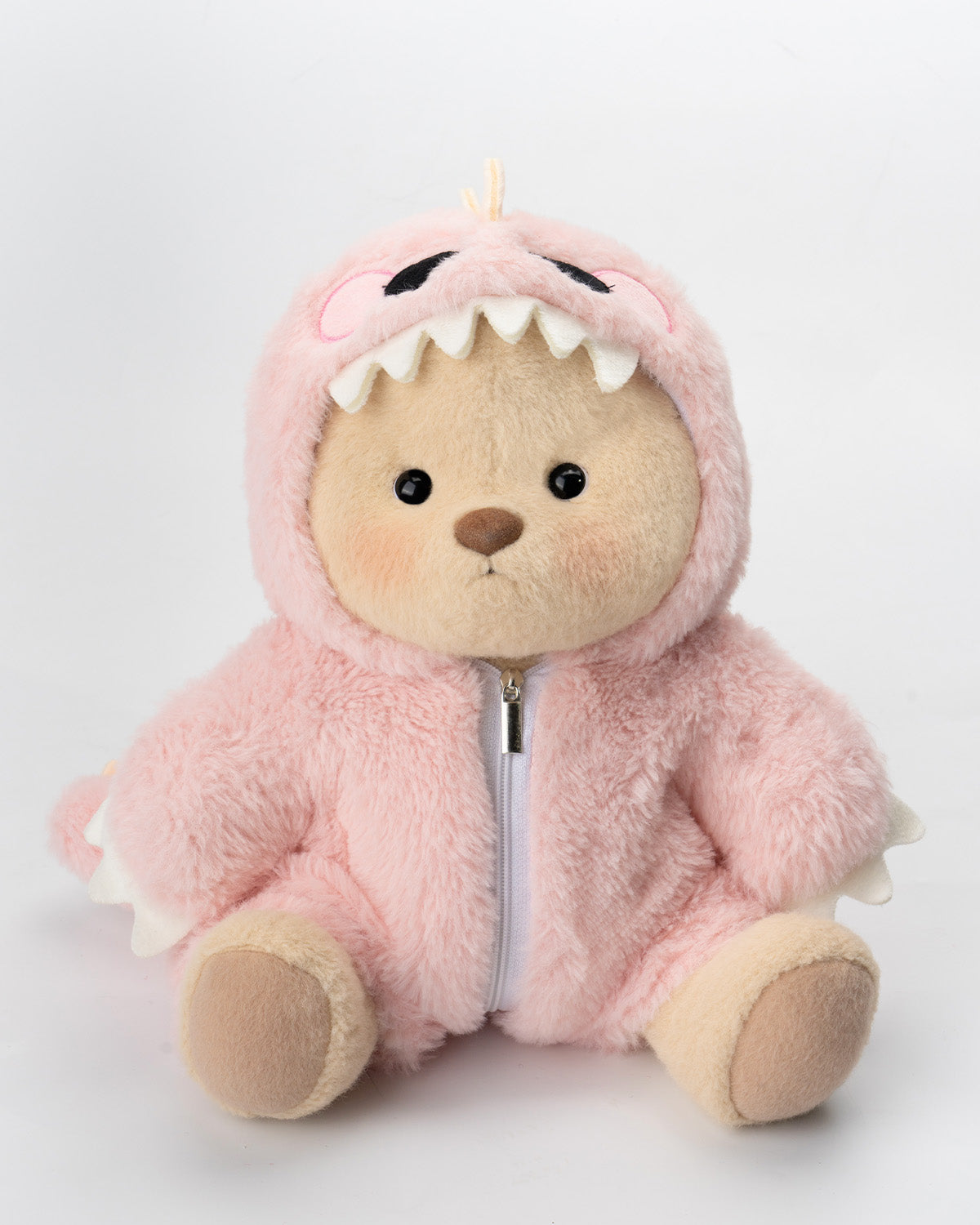 PuffyPup™ Pembe Tüylü Dino Puffy