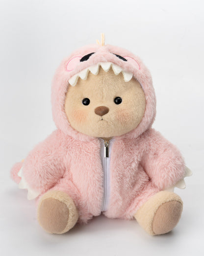 PuffyPup™ Pembe Tüylü Dino Puffy