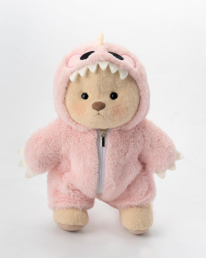 PuffyPup™ Pembe Tüylü Dino Puffy