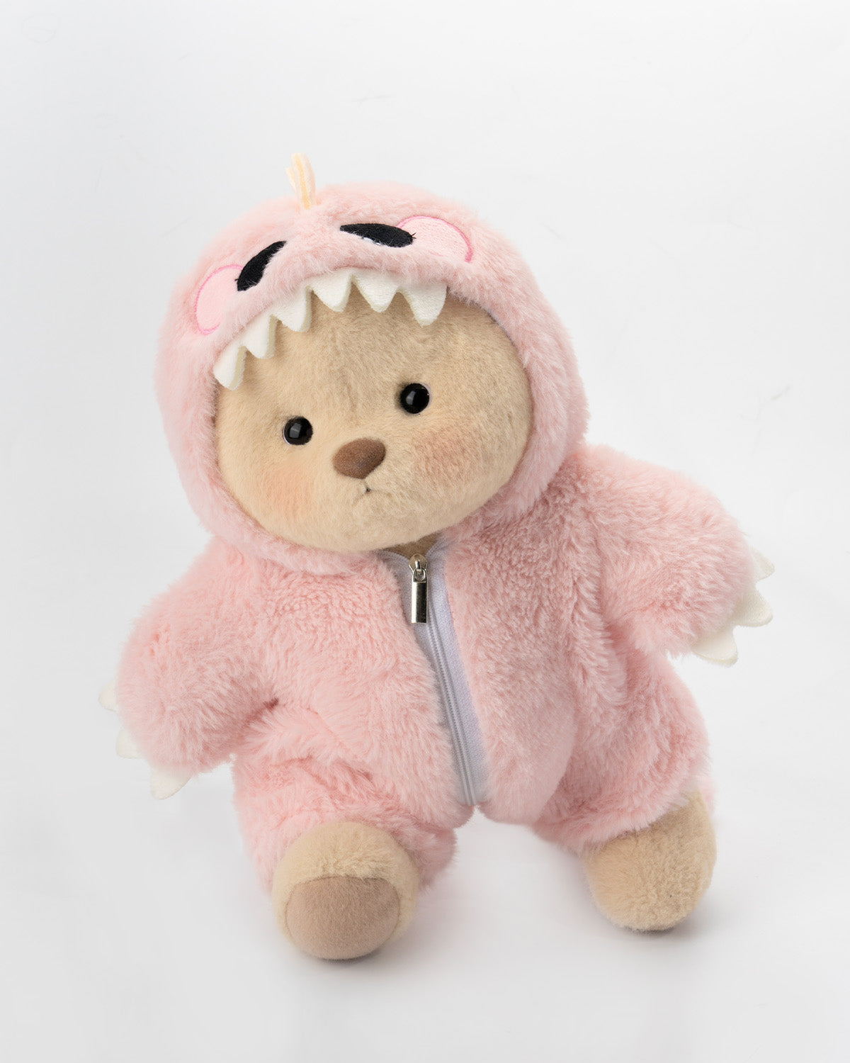PuffyPup™ Pembe Tüylü Dino Puffy