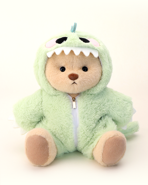 PuffyPup™ Yeşil Tüylü Dino Puffy