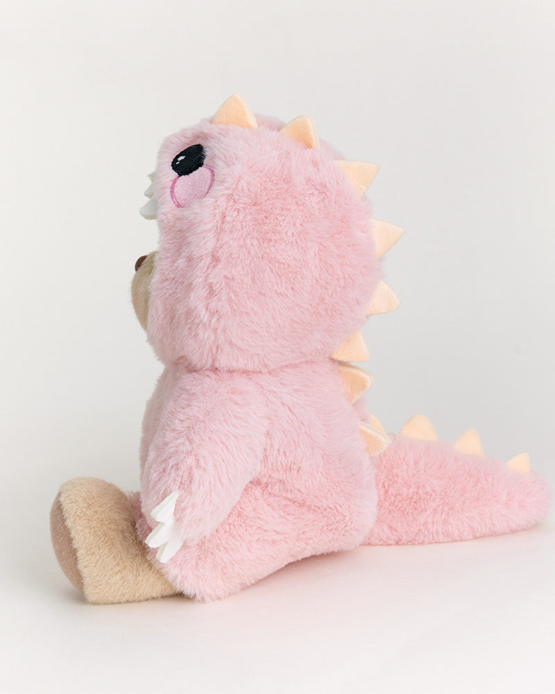 PuffyPup™ Pembe Tüylü Dino Puffy